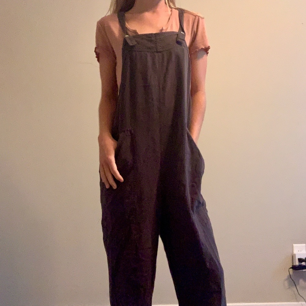 Universal threads Charcoal gray overalls